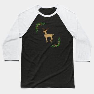 Reindeer (dark background) Baseball T-Shirt